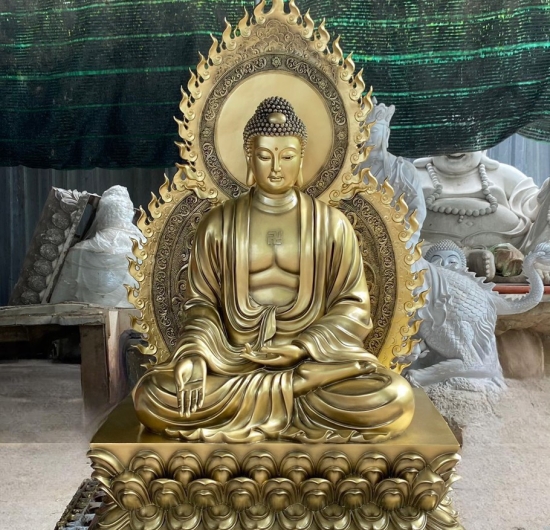 Tượng Phật Adida Ngồi - 1m